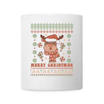 Pull de Noël moche - Mug blanc - blanc - Devant