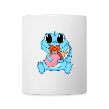 Baby Dino Motif Dinosaur - Mug - white - Front