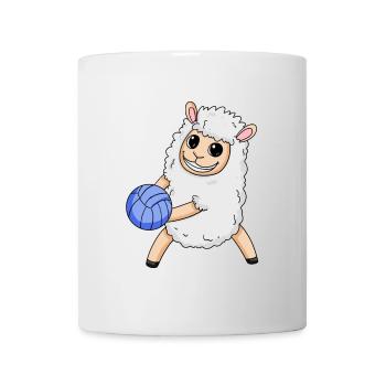 Mouton de volley-ball - Mug blanc - blanc - Devant