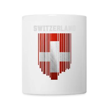 Flag of Switzerland, Swiss pride - Mug - white - Front