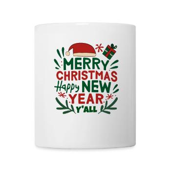 Frohe weihnachten Frohe weihnachten Frohe weihnach - Tasse - Weiß - Vorne
