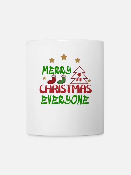 Frohe weihnachten Frohe weihnachten Frohe weihnach - Tasse - Weiß