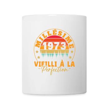 Jahrgang 1973, Jahrgang 1973 Geburtstagsgeschenk - Tasse - Weiß - Vorne