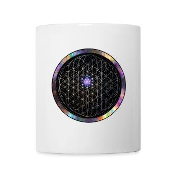 Fleur de Vie Cosmos Circle - Mug blanc - blanc - Devant