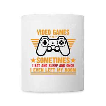 ICH SPIELE NICHT IMMER VIDEOSPIELE Gamer Boys Teens - Tasse - Weiß - Vorne