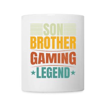 Chemise de légende du jeu de son frère - Mug blanc - blanc - Devant