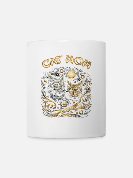 Conception du mythe des chats galactiques - Mug blanc - blanc