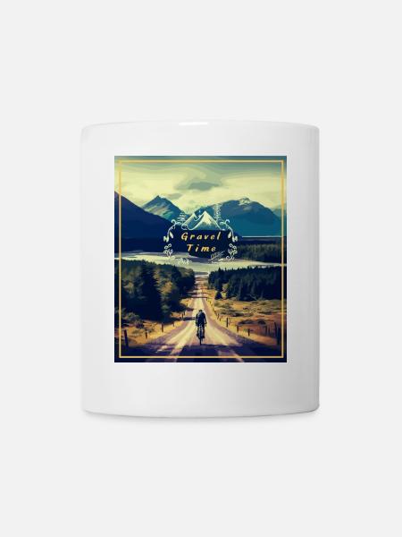Gravel Time - Gravel Time Adventures - Tasse - Weiß