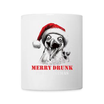 Merry Drunk I'm Christmas Bier Spruch Weihnachten - Tasse - Weiß - Vorne