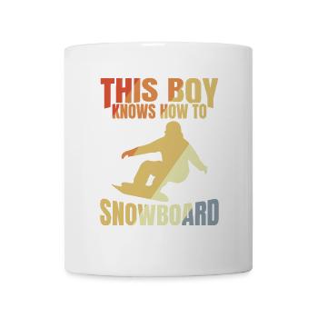Snowboard Boy - Mug - white - Front