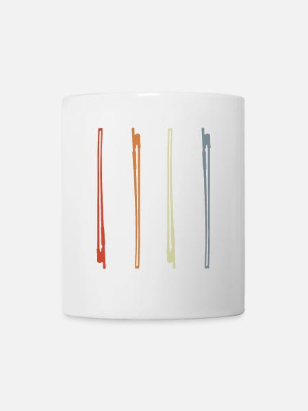 Violinbogen Zeichnung - Tasse - Weiß