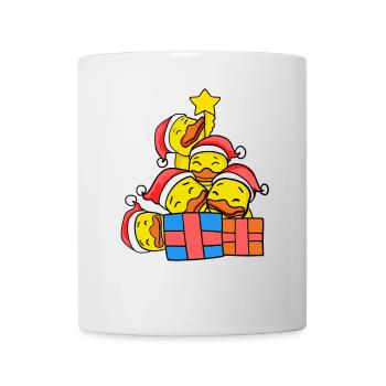 Canard sapin de Noël Noël - Mug blanc - blanc - Devant