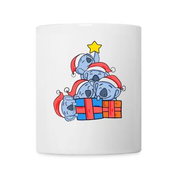 Koala Weihnachtsbaum Weihnachten - Tasse - Weiß - Vorne