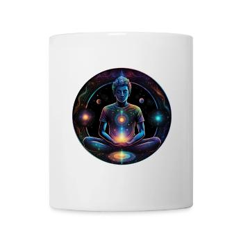 Méditation Cosmique Énergie Stellaire - Mug blanc - blanc - Devant