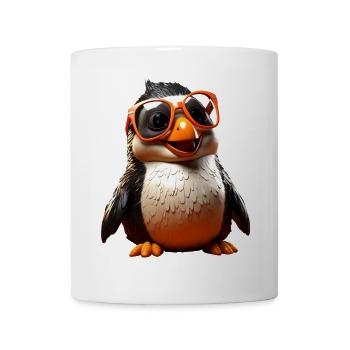 Pinguin Sonnenbrille Geschenk Ich Liebe Pinguine - Tasse - Weiß - Vorne