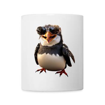 Pinguin Sonnenbrille Geschenk Ich Liebe Pinguine - Tasse - Weiß - Vorne