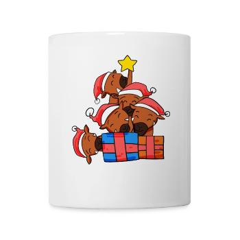 Antilope Antilopen Weihnachtsbaum Weihnachten - Tasse - Weiß - Vorne