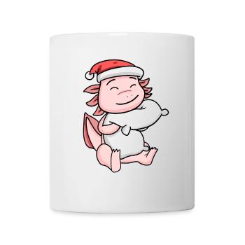 Axolotl Weihnachten - Tasse - Weiß - Vorne