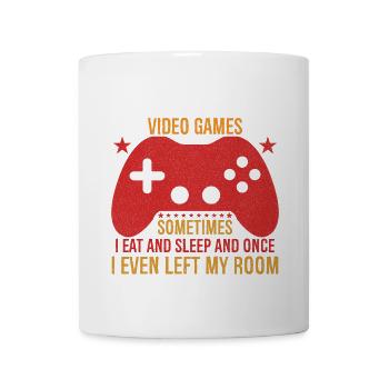 ICH SPIELE NICHT IMMER VIDEOSPIELE Gamer Boys Teens - Tasse - Weiß - Vorne