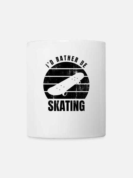 Skater Spruch - Tasse - Weiß