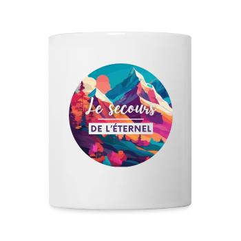 Psaumes 121 | Verset de la Bible | Chrétien - Mug blanc - blanc - Devant