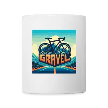 T-shirt GRAVEL - Mug blanc - blanc - Devant