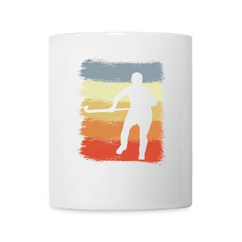 Vintage Feldhockey - Tasse - Weiß - Vorne