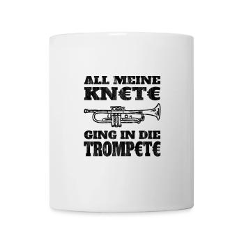 Teure Trompete Knete Klassik Klassik Musiker Jazz - Tasse - Weiß - Vorne