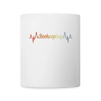 Vintage Imker Herzlinie - Tasse - Weiß - Vorne