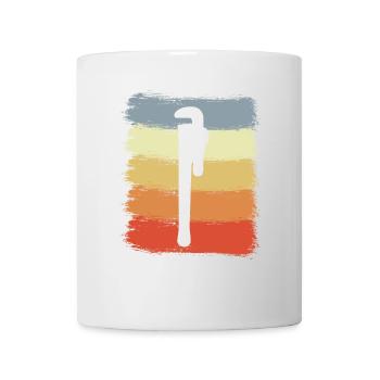 Clé à pipe vintage - Mug blanc - blanc - Devant