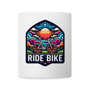 Ride Bike - pour les vrais cyclistes. - Mug blanc - blanc - Devant