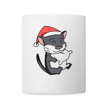 Katze Niedlich Norwegische Waldkatze - Tasse - Weiß - Vorne