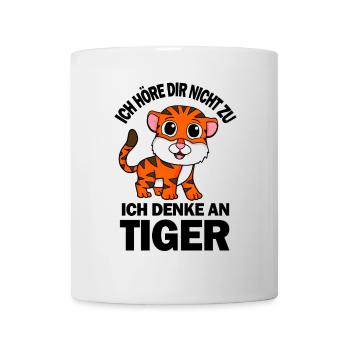 Tier Tiger - Tasse - Weiß - Vorne