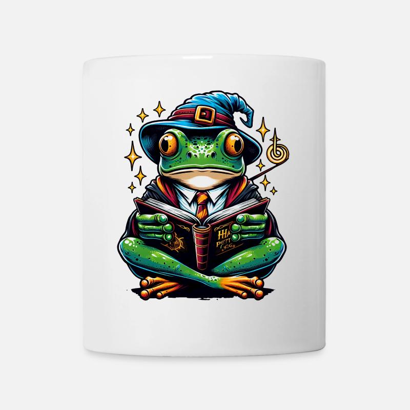 Frog Read Magic Magician - Mug - white
