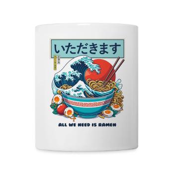 Ramen Kanagawa Köstlich - Tasse - Weiß - Vorne
