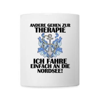 Nordsee Spruch - Tasse - Weiß - Vorne