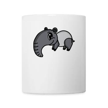Tapire Tapire motif animalier - Mug blanc - blanc - Devant
