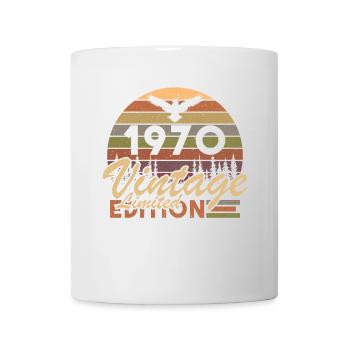 Vintage 1970 Cadeau D'anniversaire - Mug blanc - blanc - Devant