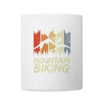 Vintage Mountain Biking - Mug - white - Front