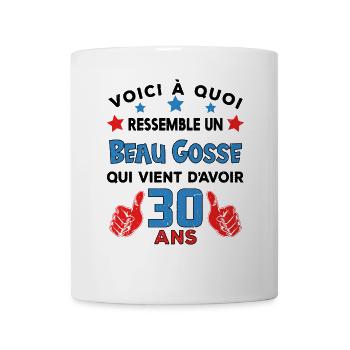 30 ans anniversaire homme cadeau humour drôle - Mug blanc - blanc - Devant
