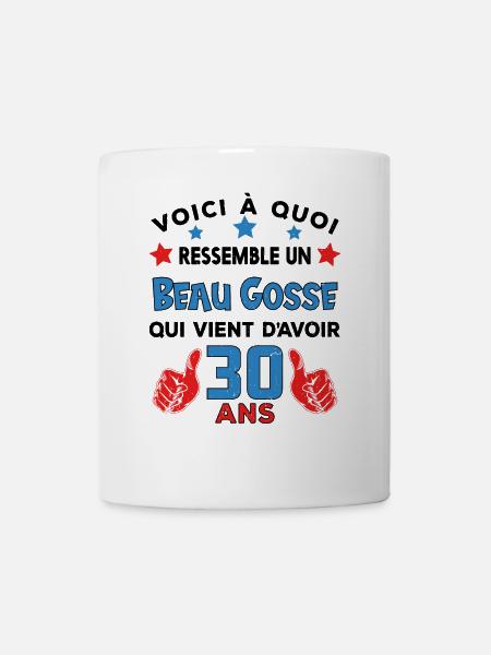 30 ans anniversaire homme cadeau humour drôle - Mug blanc - blanc