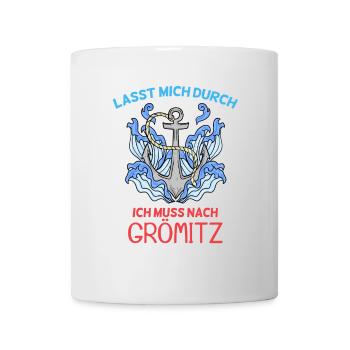 Grömitz Spruch - Tasse - Weiß - Vorne