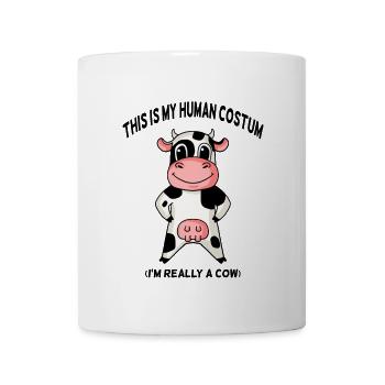 Kuh Kühe Landwirt Spruch - Tasse - Weiß - Vorne