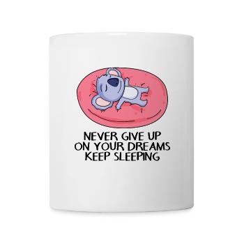 Koala Bear Sleeping Tired Dream Saying Funny - Mug - white - Front