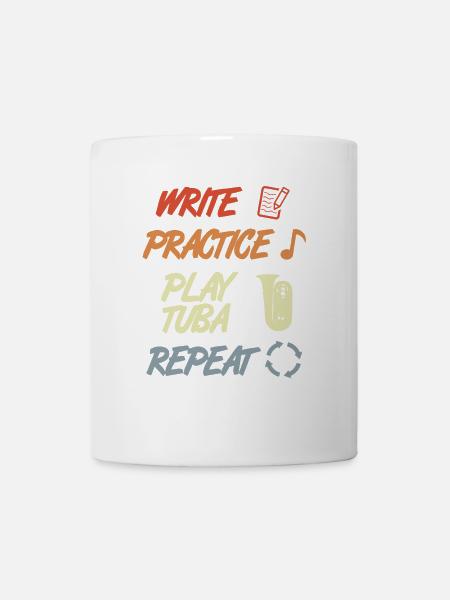 Tuba Motivation - Tasse - Weiß