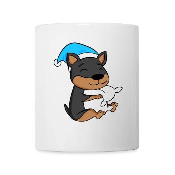 Sleeping Fatigue Oreiller pour chien Sleepyhead - Mug blanc - blanc - Devant