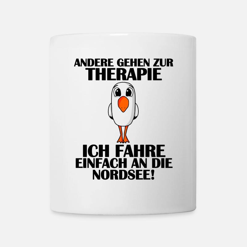 Nordsee Spruch - Tasse - Weiß
