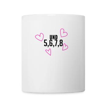 Tanzen Tanz Tanzkurs Rhythmus - Tasse - Weiß - Vorne