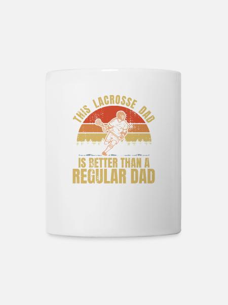 Lacrosse Vater - Tasse - Weiß