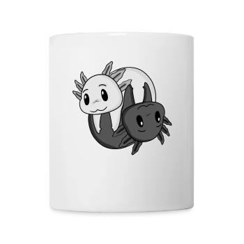 Yin Yang Sign Axolotl - Mug - white - Front